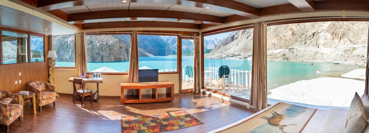 Luxus Hunza Attabad Lake Resort Karimabad  Bagian luar foto
